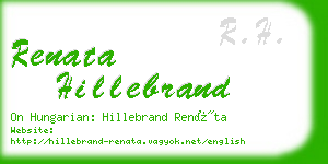 renata hillebrand business card